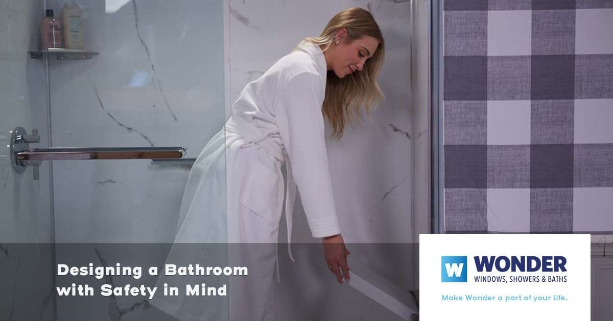 lady in the bathroom in white