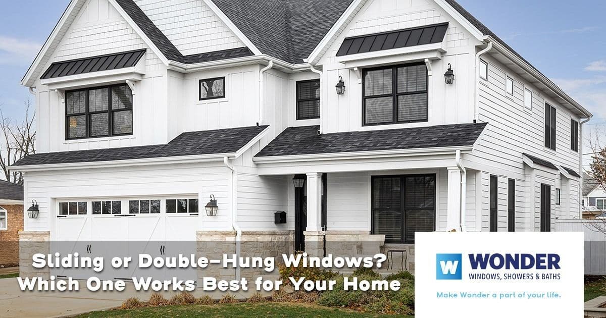 white siding house