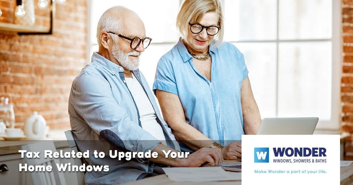 Elderly looking at a computer